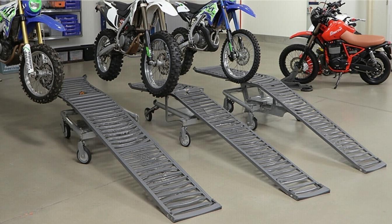 Découvrez notre guide d'achat complet sur les rampes de chargement moto. Trouvez les meilleures options pour faciliter le transport de votre moto, avec des conseils sur les caractéristiques, la sécurité et le choix adapté à vos besoins.