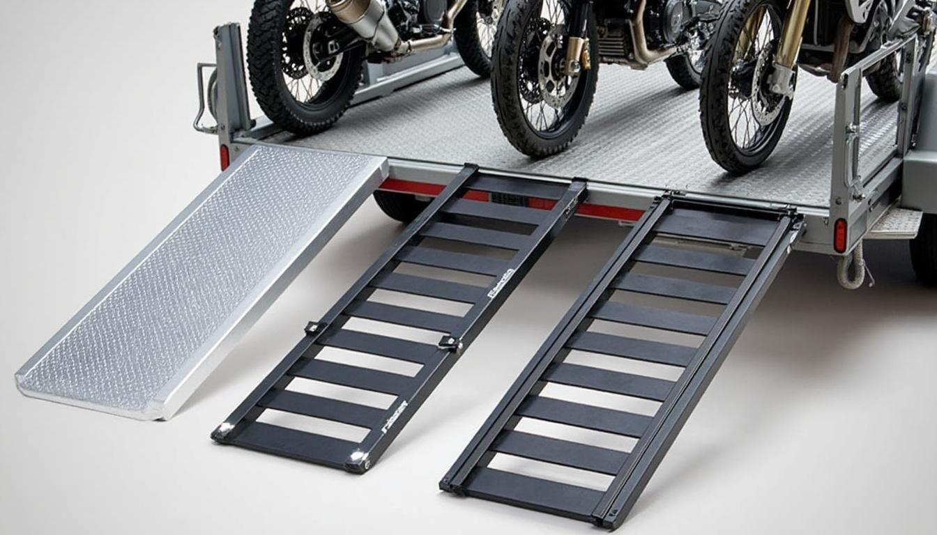 Découvrez notre guide d'achat complet sur les rampes de chargement pour motos. Apprenez à choisir la rampe idéale pour faciliter le transport de votre deux-roues en toute sécurité et en toute simplicité.